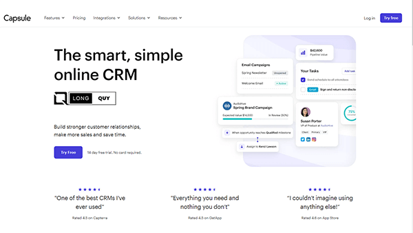 capsule crm review