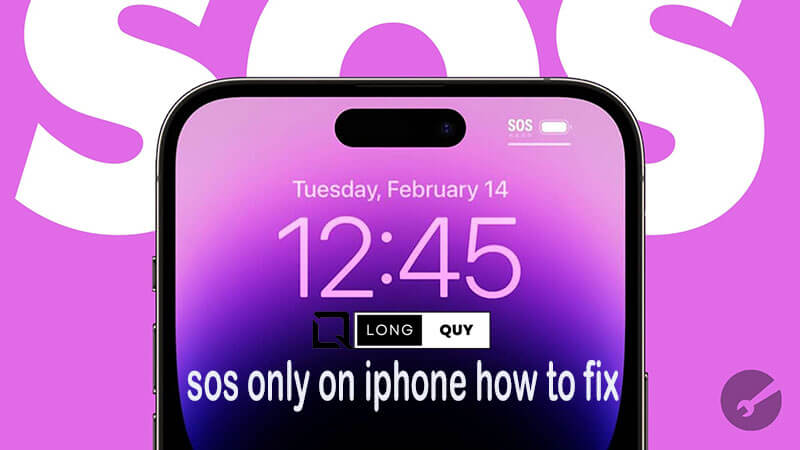 sos only on iphone how to fix